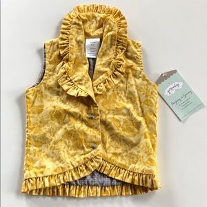 Persnickety | Yellow Floral Alice Vest | 2 Years